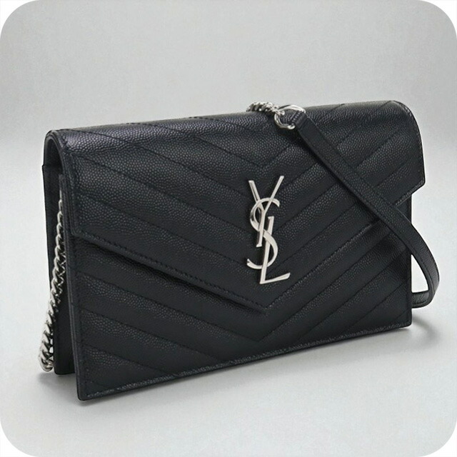 楽天市場】SAINT LAURENT （サンローラン） Classic Y ﾁｪｰﾝｳｫﾚｯﾄ 財布