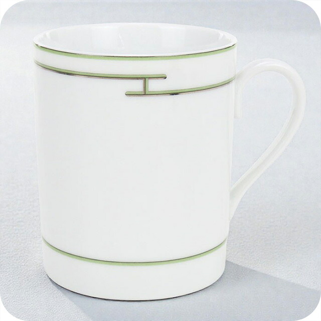 ＼2000円OFFクーポン／【中古】 エルメス マグカップ ブランド HERMES リズム マグカップ ホワイト 小物