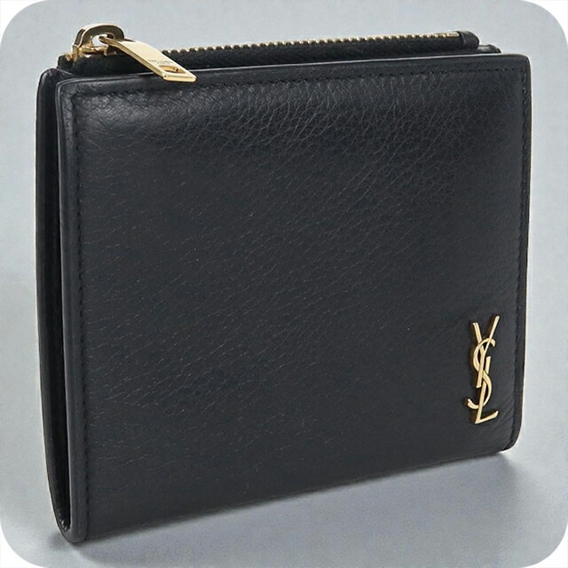 楽天市場】サンローラン SAINT LAURENT 二つ折り コンパクトウォレット