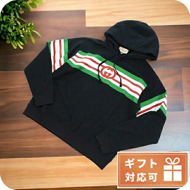 グッチ パーカー メンズ GUCCI コットン100% イタリア 646953 ブラック ファッション 選べるモデル プレゼント 実用的｜腕時計のななぷれ 69,278円