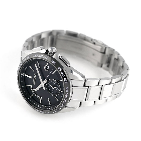 楽天市場 10日は 4倍でポイント最大30倍 セイコー ブライツ フライトエキスパート 電波ソーラー Saga233 Seiko 腕時計 チタン ブラック 時計 腕時計のななぷれ