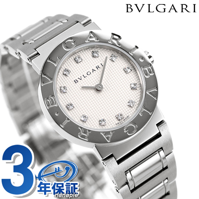 楽天市場 ブルガリ 時計 Bvlgari ブルガリ26mm クオーツ 腕時計 26wss 12 シルバー あす楽対応 腕時計のななぷれ