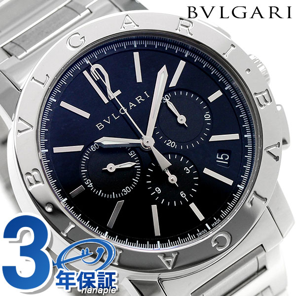 楽天市場 ブルガリ 時計 メンズ Bvlgari ブルガリ41mm 自動巻き 41bssdch 腕時計 ブラック 腕時計のななぷれ