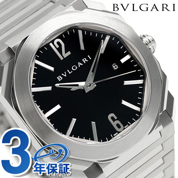 楽天市場 今ならポイント最大26倍 ブルガリ 時計 メンズ Bvlgari オクト ソロテンポ 41mm 自動巻き Bgo41bssd 腕時計 ブラック 腕時計のななぷれ