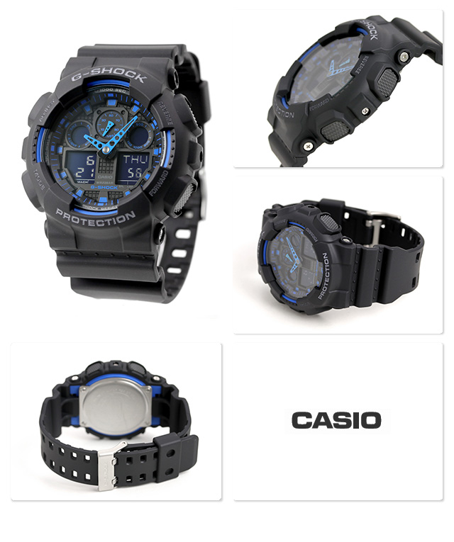 【楽天市場】【20日は全品5倍に+4倍で店内ポイント最大35倍】 g-shock CASIO GA-100-1A2DR 腕時計 カシオ g