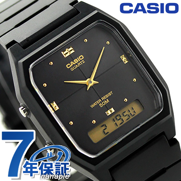 楽天市場 カシオ 腕時計 チープカシオ 海外モデル クオーツ Aw 48he 1avdf Casio ブラック チプカシ 時計 腕時計のななぷれ