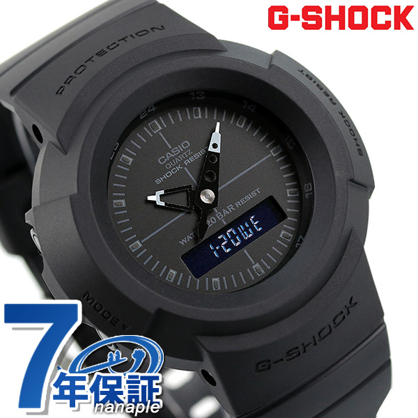 楽天市場 15日は全品5倍にさらに 4倍でポイント最大32 5倍 G Shock Gショック デュアルタイム メンズ 腕時計 Aw 500bb 1edr Casio カシオ オールブラック 黒 あす楽対応 腕時計のななぷれ