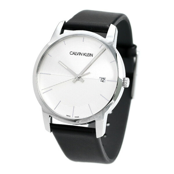 楽天市場 カルバンクライン 時計 メンズ 革ベルト スイス製 K2g2g1cd Calvin Klein 腕時計 シティ 43mm 腕時計のななぷれ
