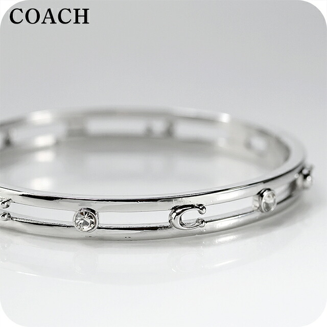 コーチ バングル レディース ブランド COACH ロゴ 506208RHO030 シルバー アクセサリー