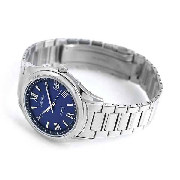【楽天市場】セイコー ドルチェ 電波ソーラー メンズ 腕時計 チタン SADZ197 SEIKO ネイビー 時計：腕時計のななぷれ