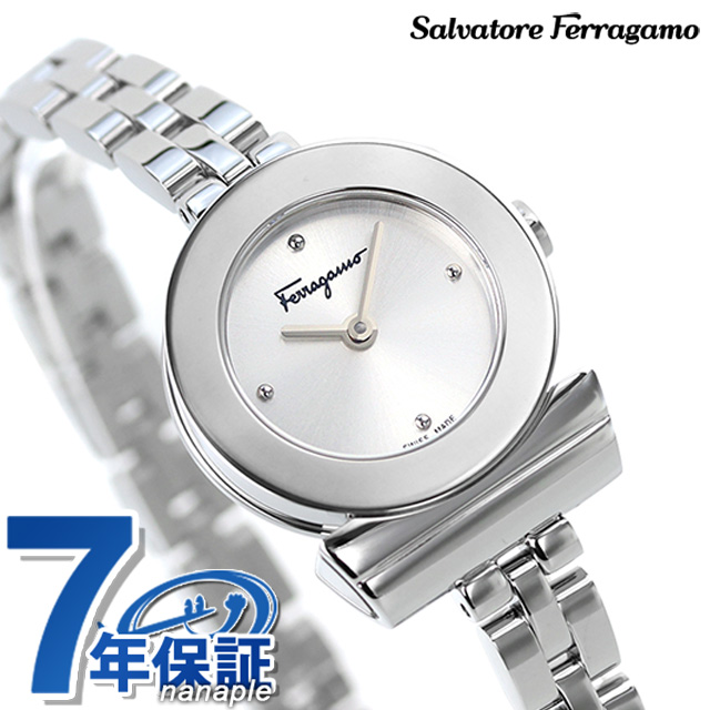 恵みの時 【希少】Salvatore Ferragamo フェラガモ ガンチーニ 腕時計