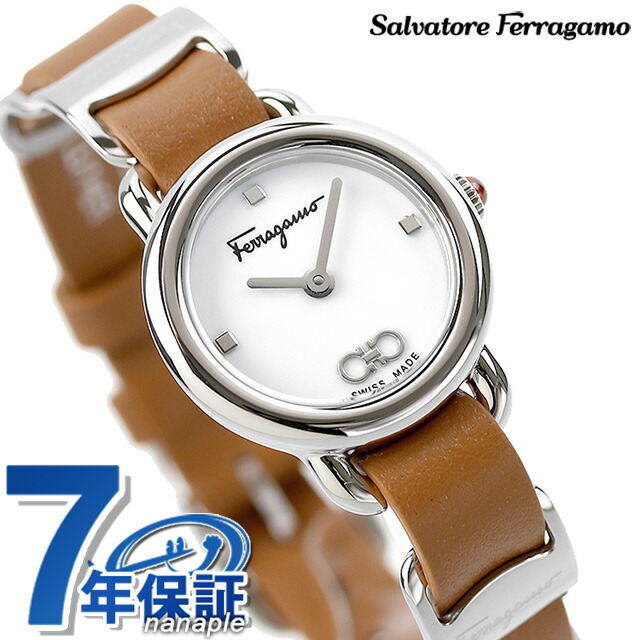 【楽天市場】サルヴァトーレ フェラガモ バリナ クオーツ 腕時計 ブランド レディース 革ベルト Salvatore Ferragamo  SFHT01422 アナログ ホワイト ダークレッド 白 スイス製 プレゼント ギフト : 腕時計のななぷれ