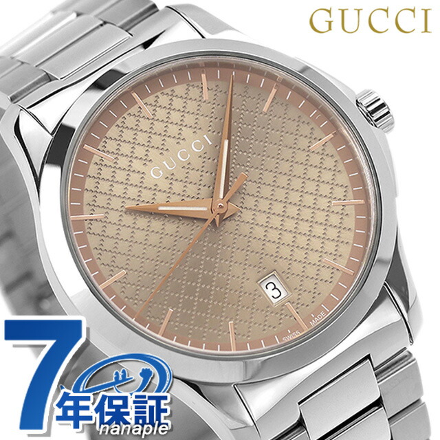 楽天市場 グッチ 時計 メンズ Gucci 腕時計 Gタイムレス 40mm Ya ブラウン あす楽対応 腕時計のななぷれ