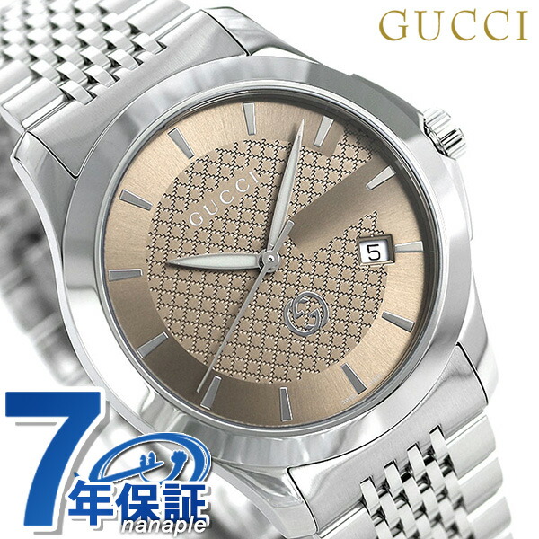 GUCCI グッチ 腕時計 メンズ 時計 Gタイムレス 40mm ブラック