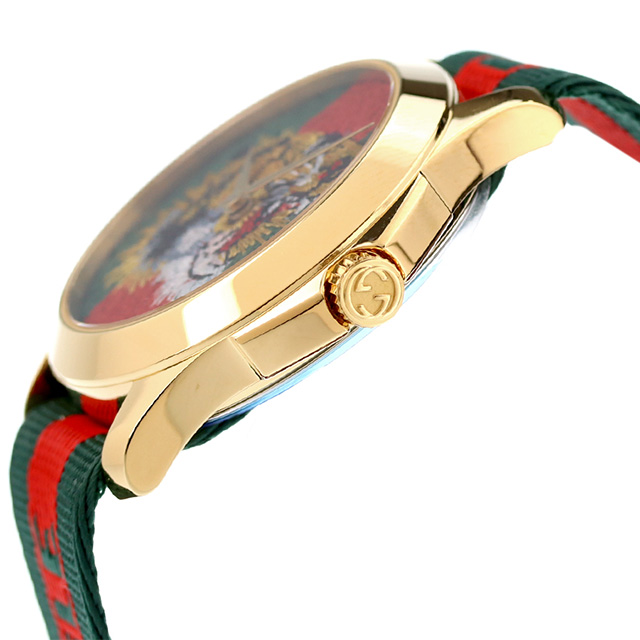 グッチ Gタイムレス クオーツ YA126491 スイス製 腕時計 グリーン