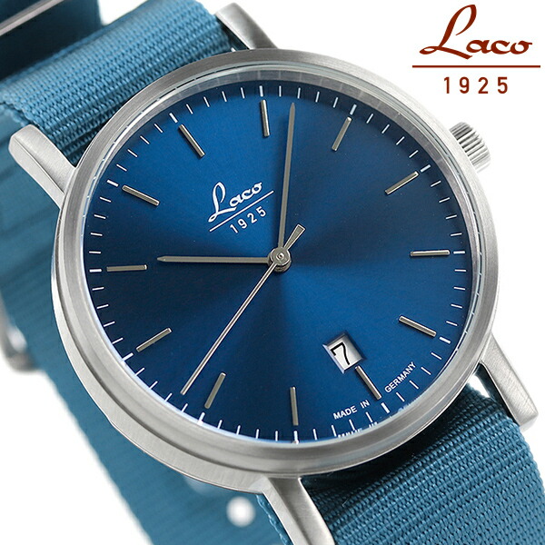 ラコ Laco 時計 古典 アズール40 40mm 自動小銃vol メンズ 腕時計 8675 青碧 Earthkitchen Ph