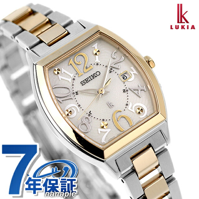 【美品　新品電池】2952 SEIKO LK レディース腕時計　ダイヤ　シルバー 楽天市場】セイコー ルキア レディダイヤ レディゴールド チタン