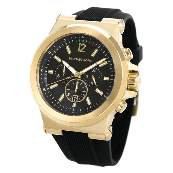 楽天市場 マイケルコース 時計 メンズ ブラック ゴールド Michael Kors 腕時計 Mk25 ディラン あす楽対応 腕時計のななぷれ