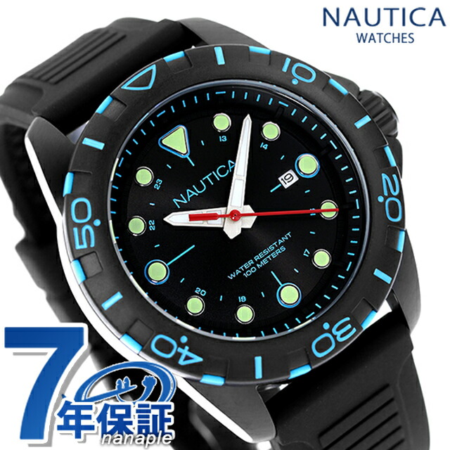 NAUTICA［ノーティカ］カジュアルメンズウォッチ　ブラック×オレンジ NAUTICA［ノーティカ］カジュアルメンズウォッチ ブラック