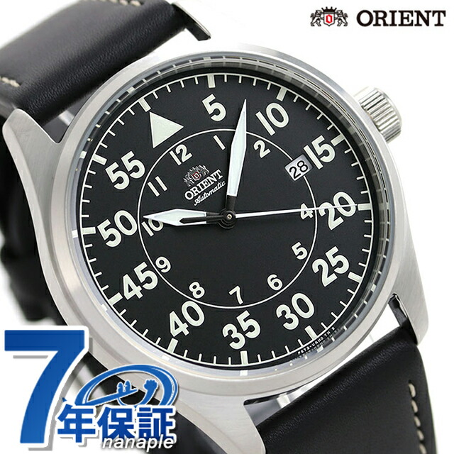 ORIENT 自動巻き 腕時計 ブラック Amazon | Orient 日本製自動巻き/手巻きステンレススチール