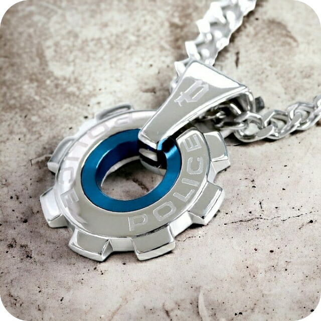 POLICE ポリス ネックレス メンズ REACTOR ギアモチーフ