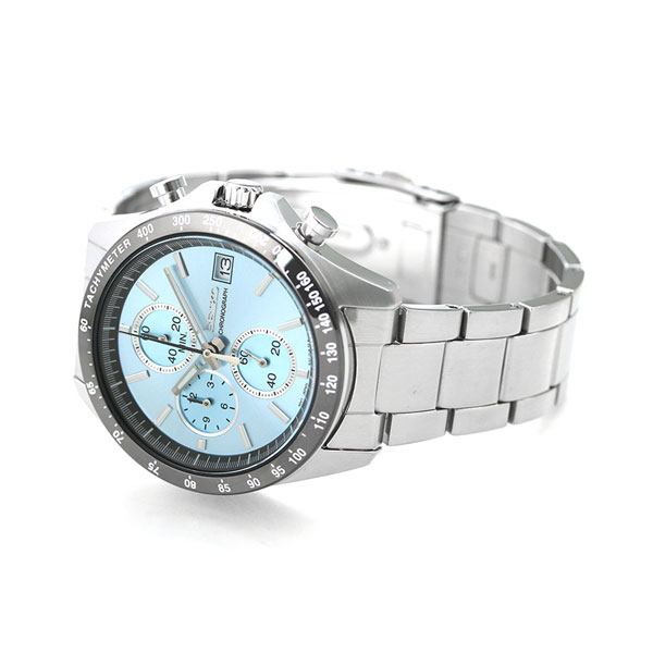 セイコー 時計 腕時計 クロノグラフ SBTR セイコーセレクション SEIKO 8Tクロノ ビジネス スピリット スーツ 仕事 メンズ SPIRIT  SBTR029 ブルー メンズ腕時計 