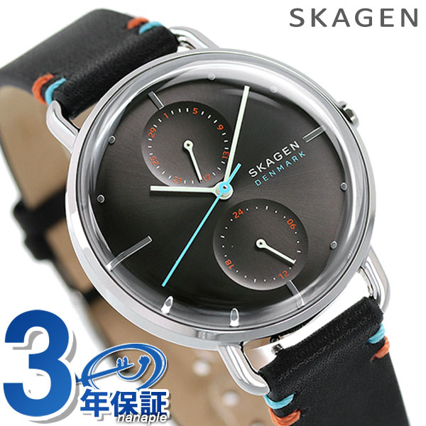 新品 スカーゲン メンズ レディース 腕時計 Skw2930 Skagen 時計 ホリゾント 36mm グレー ブラック 革ベルト あす楽対応 売り切れ必至 Cverano Edu Ec