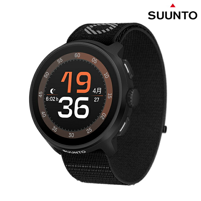SUUNTO デジタル腕時計 オレンジ/黒 SUUNTO デジタル腕時計 電池交換済 - メルカリ