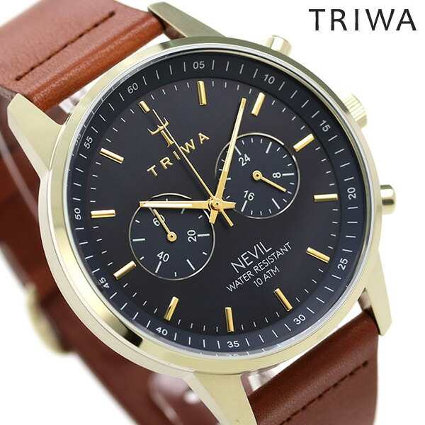 楽天市場 トリワ 腕時計 メンズ レディース 時計 Triwa アクアティック ネビル Nest122 Cl ブラック ブラウン あす楽対応 腕時計のななぷれ