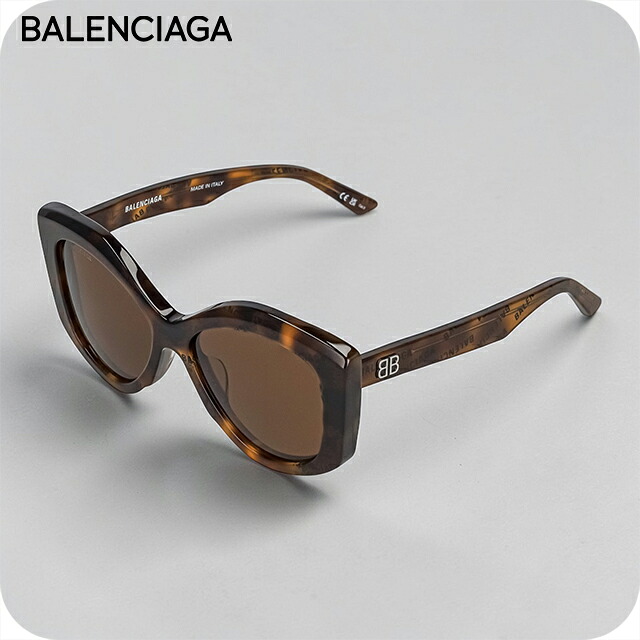 バレンシアガ サングラス レディース ブランド BALENCIAGA ITALY BB0126S 005 ブラウン