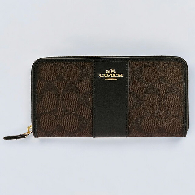＼2000円OFFクーポン／ コーチ 長財布 レディース ブランド COACH シグネチャー 54630 IMAA8 ブラウン/ブラック ウォレット 高級 おしゃれ プレゼント 実用的
