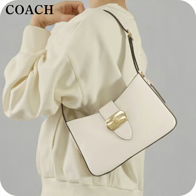 COACH コーチ　アクセサリーポーチ　シグネチャー　ホワイト　ミニバッグ COACH コーチ ショルダーバッグ レディース シグネチャー 縦型