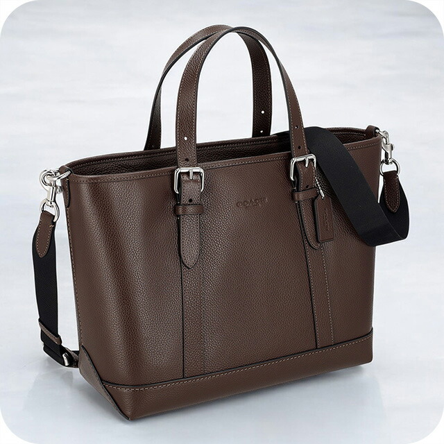 コーチ トートバッグ 2way ショルダーバッグ メンズ アウトレット ブランド COACH CW213 SVMPL ブラウン 軽量 手提げ 高級 おしゃれ プレゼント 男性 実用的 かっこいい｜腕時計のななぷれ
