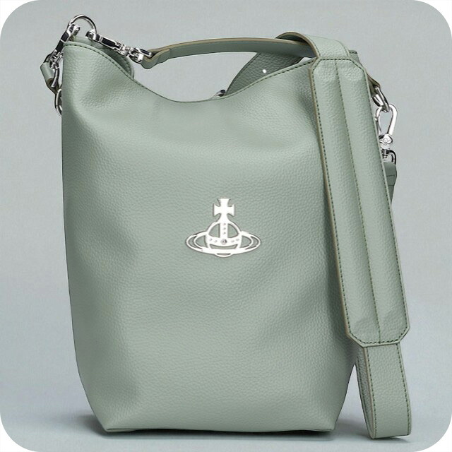 ヴィヴィアン ウエストウッド ショルダーバッグ レディース ブランド Vivienne Westwood サム ロゴ 2WAY 4C020001U S000D M40 GREEN バッグ ビビアン 斜めがけ 高級 おしゃれ プレゼント 女性 実用的 かわいい｜腕時計のななぷれ