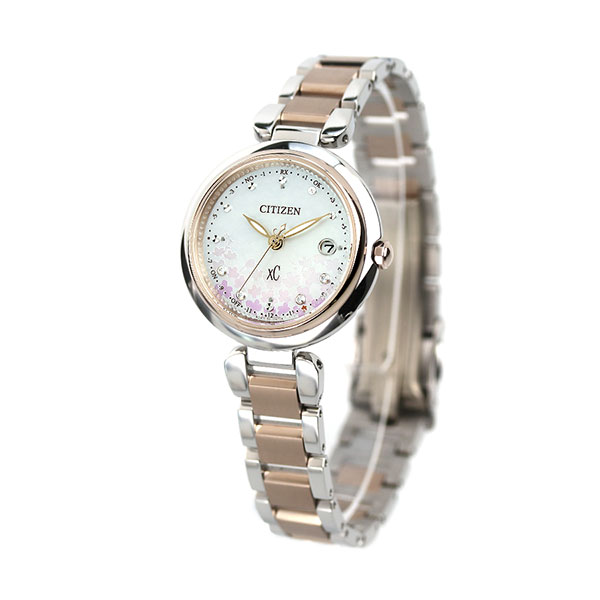 シチズン クロスシー 25周年 ES9465-68W 腕時計 限定モデル 桜 xC mizu