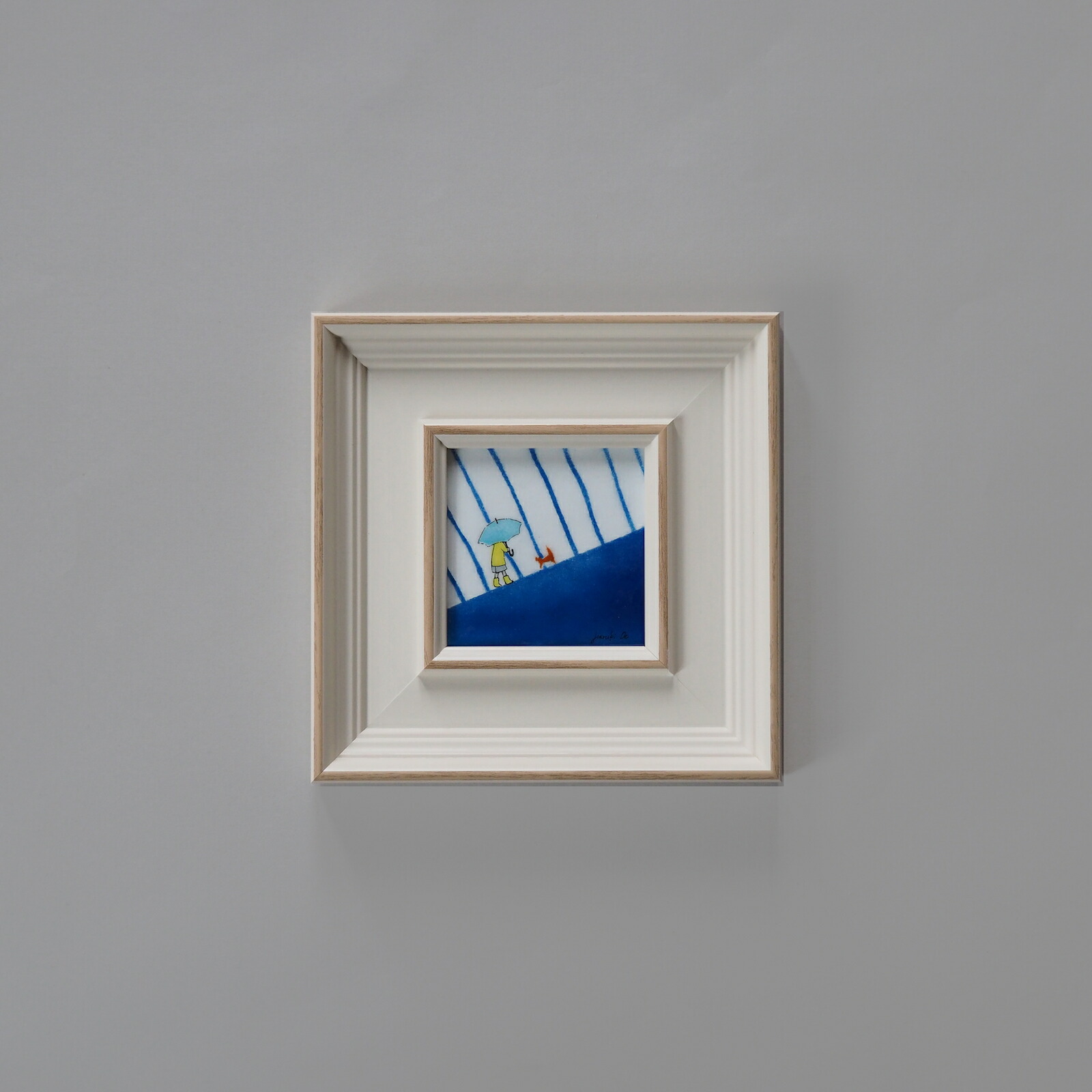 絵画 ガラス額付き 13547 アートガラス木彫額縁セット 大 1個 アーテック(学校教材