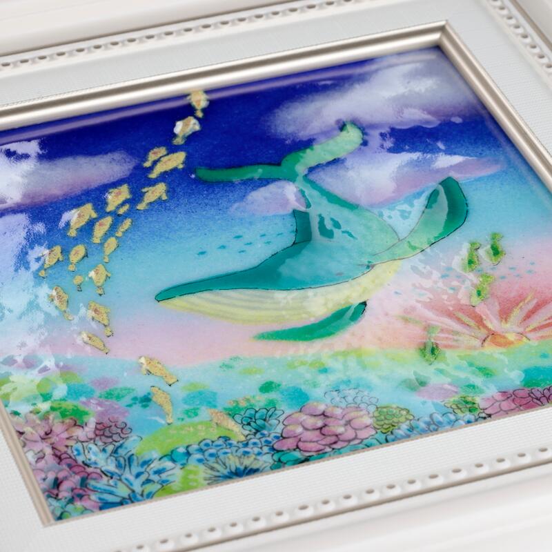 楽天市場】富嶽三十六景 神奈川沖浪裏 葛飾北斎 波 七宝焼 額 アート