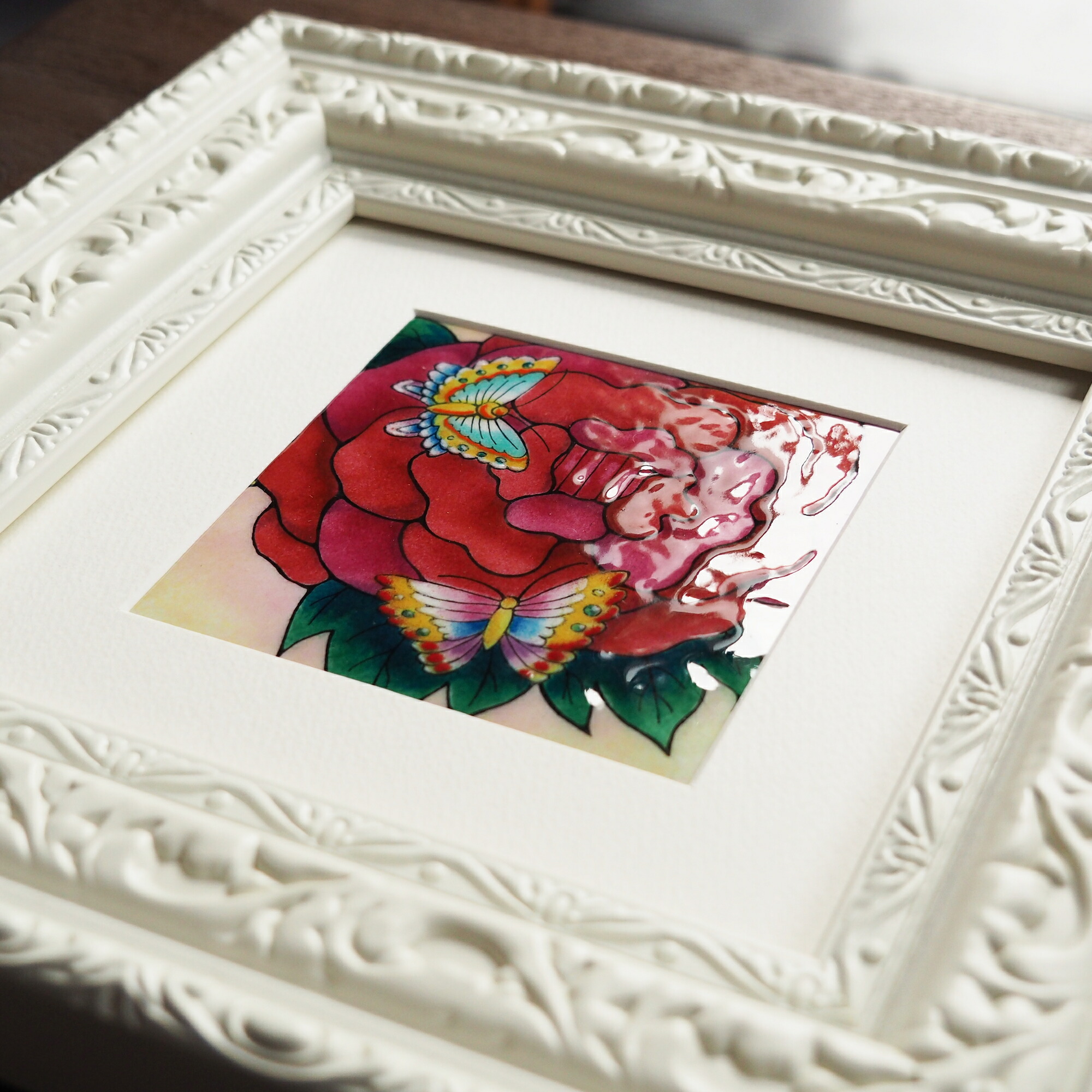 楽天市場】赤富士 七宝焼 七宝焼き 七宝絵画 絵 絵画 額 絵画額入り