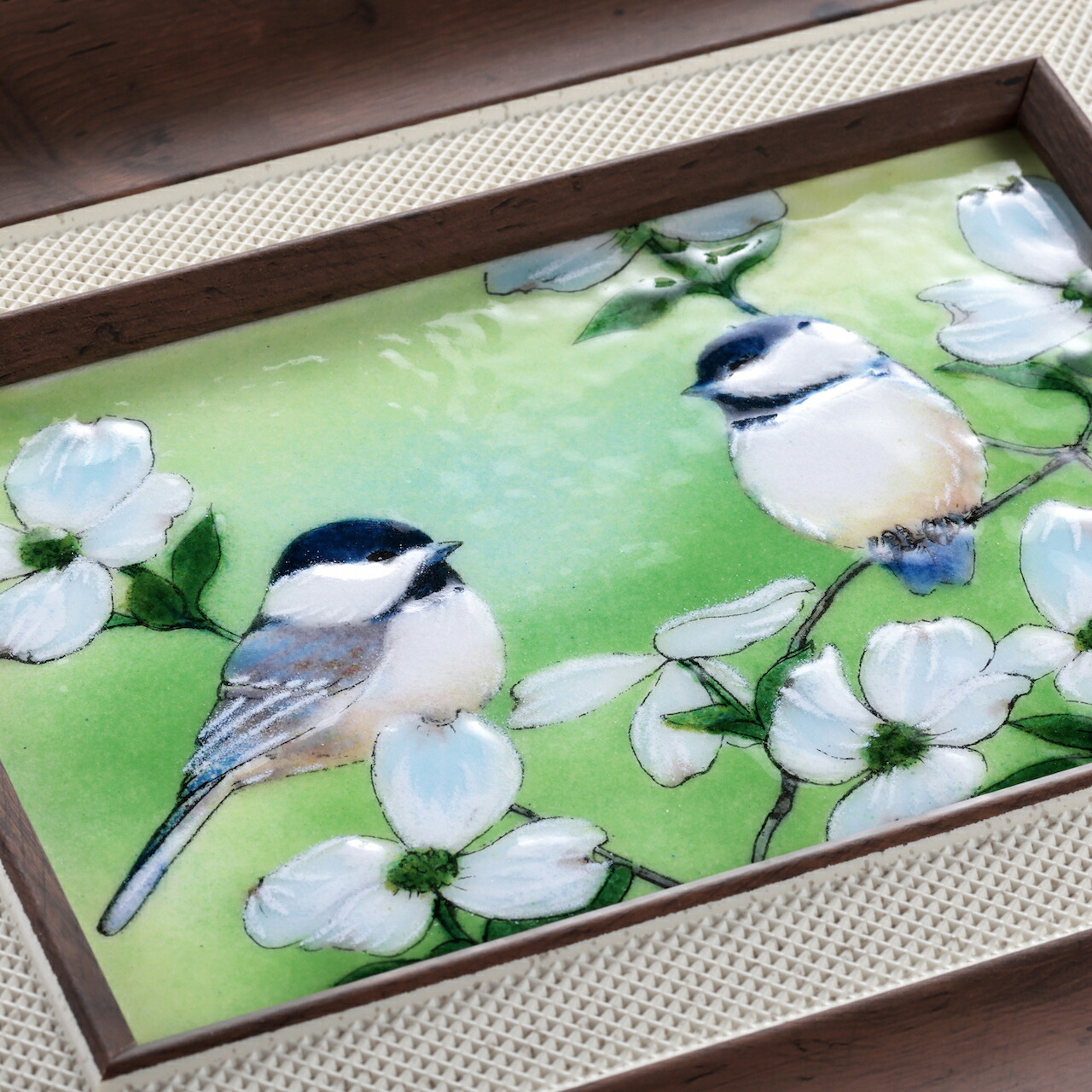 楽天市場】かわせみ 七宝 七宝焼 額 アート アートフレーム 鳥