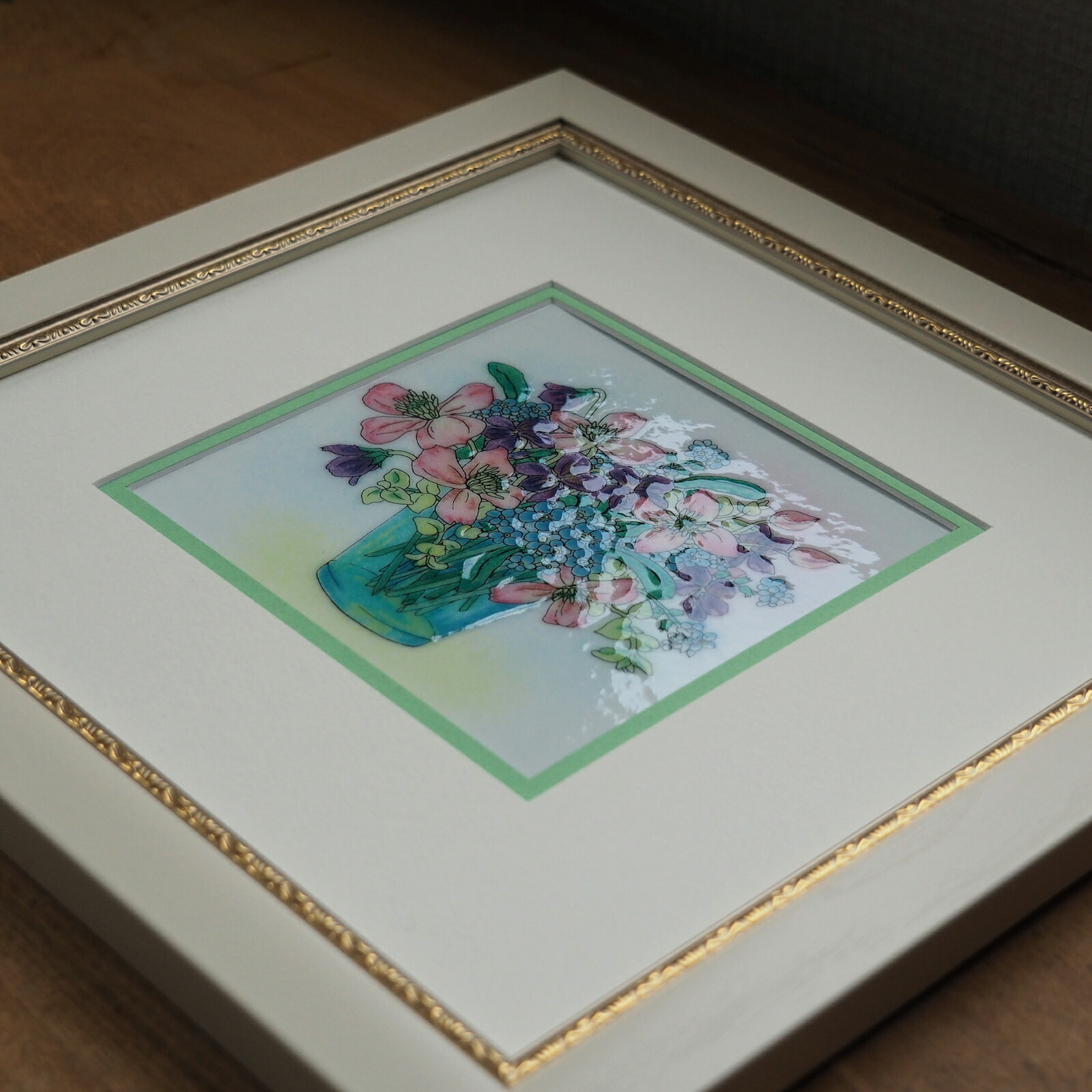 楽天市場】胡蝶蘭 コチョウラン 七宝焼 七宝焼き 七宝絵画 絵 絵画 額