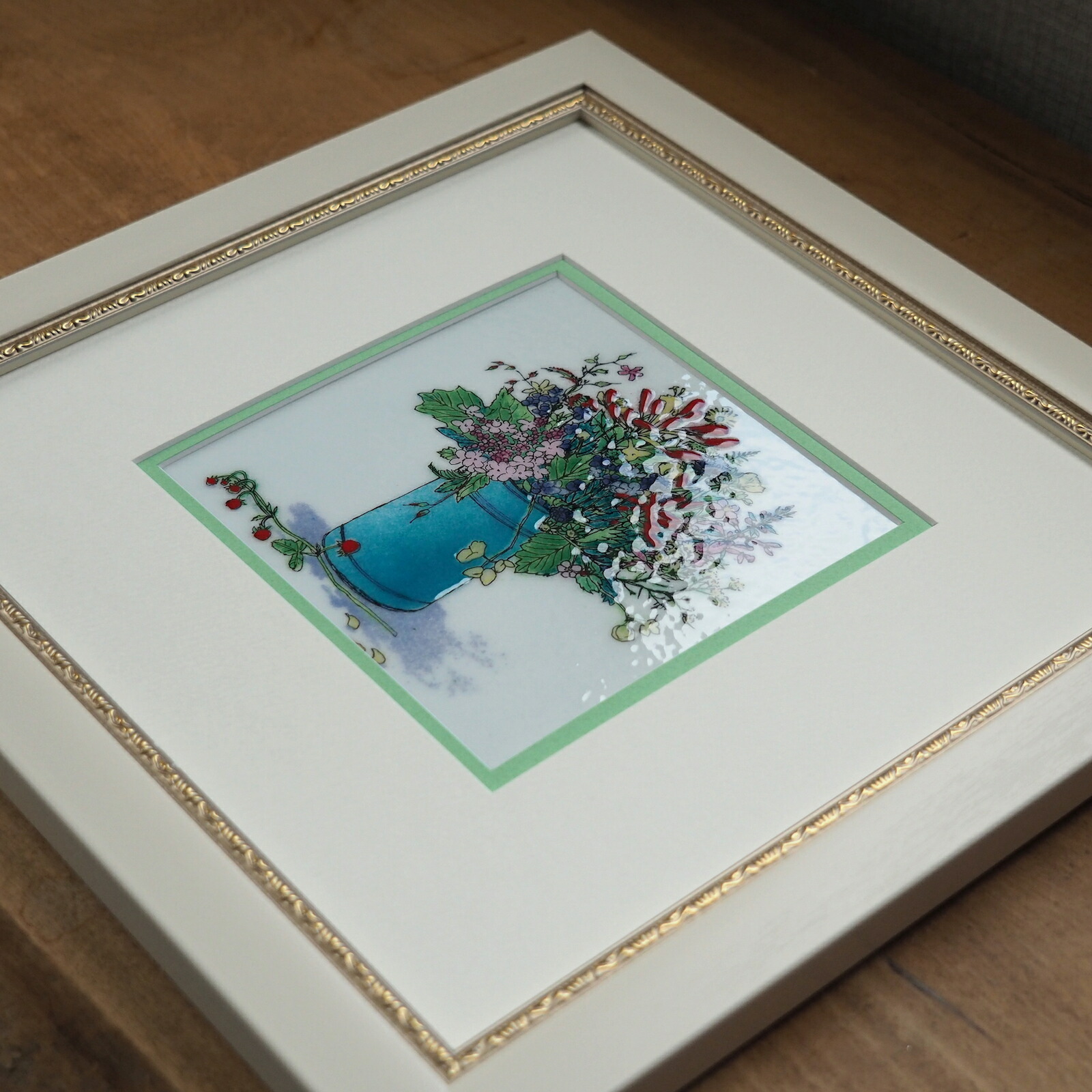 楽天市場】金魚 七宝焼 七宝焼き 七宝絵画 額 アート 水彩画 夏 絵