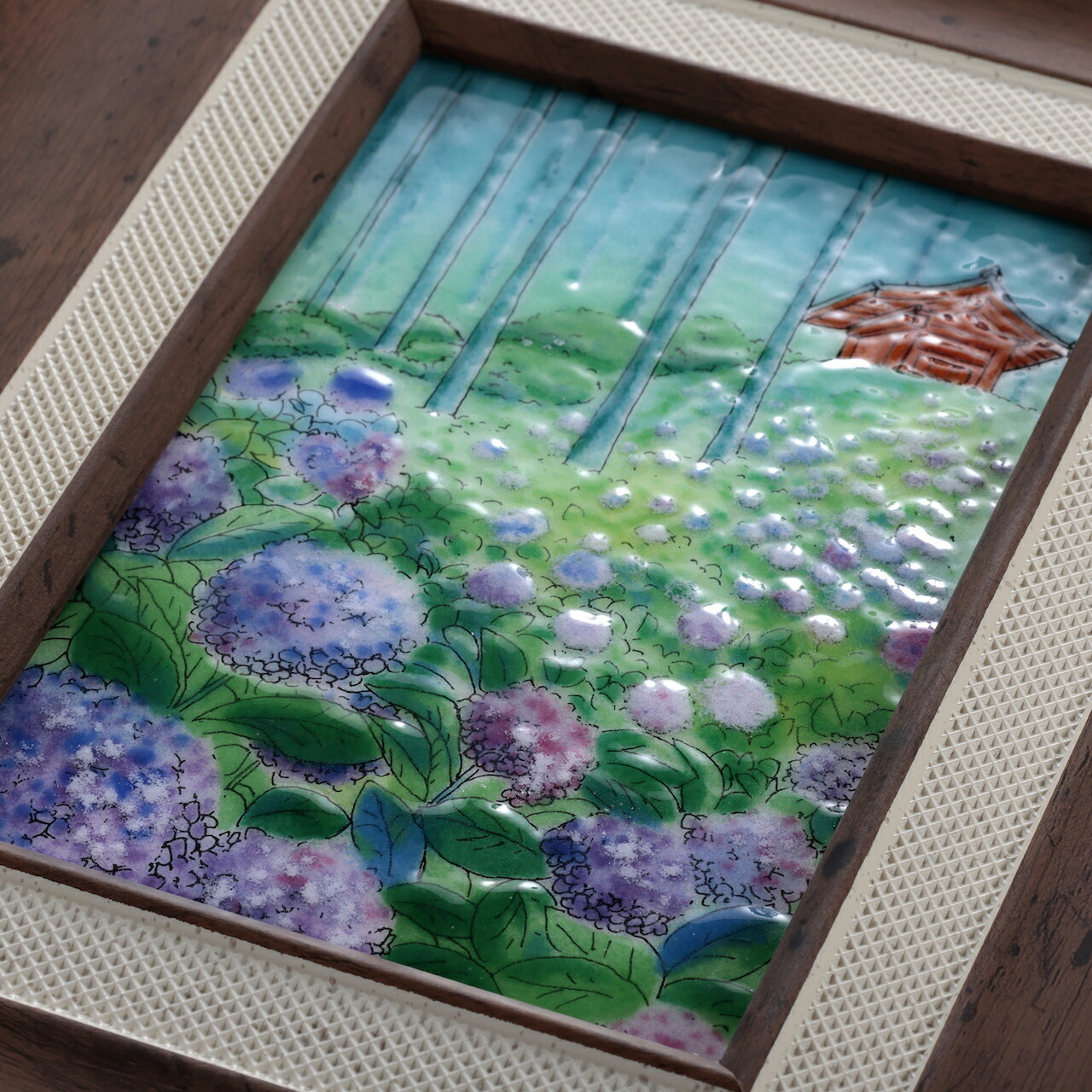 楽天市場】富嶽三十六景 神奈川沖浪裏 葛飾北斎 波 七宝焼 額 アート