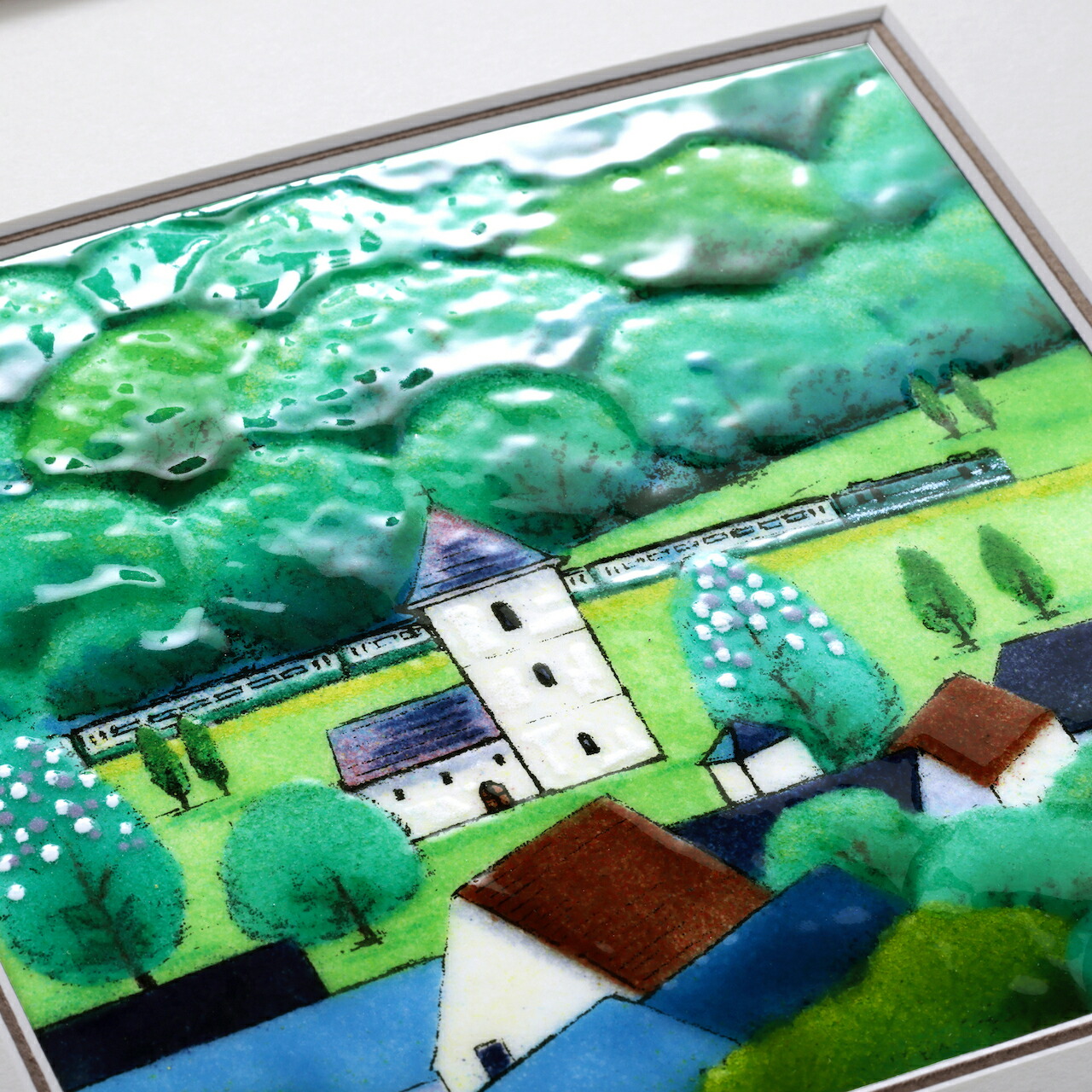 楽天市場】フランス 雑貨店 七宝 七宝焼 七宝焼き 七宝絵画 絵 絵画 額