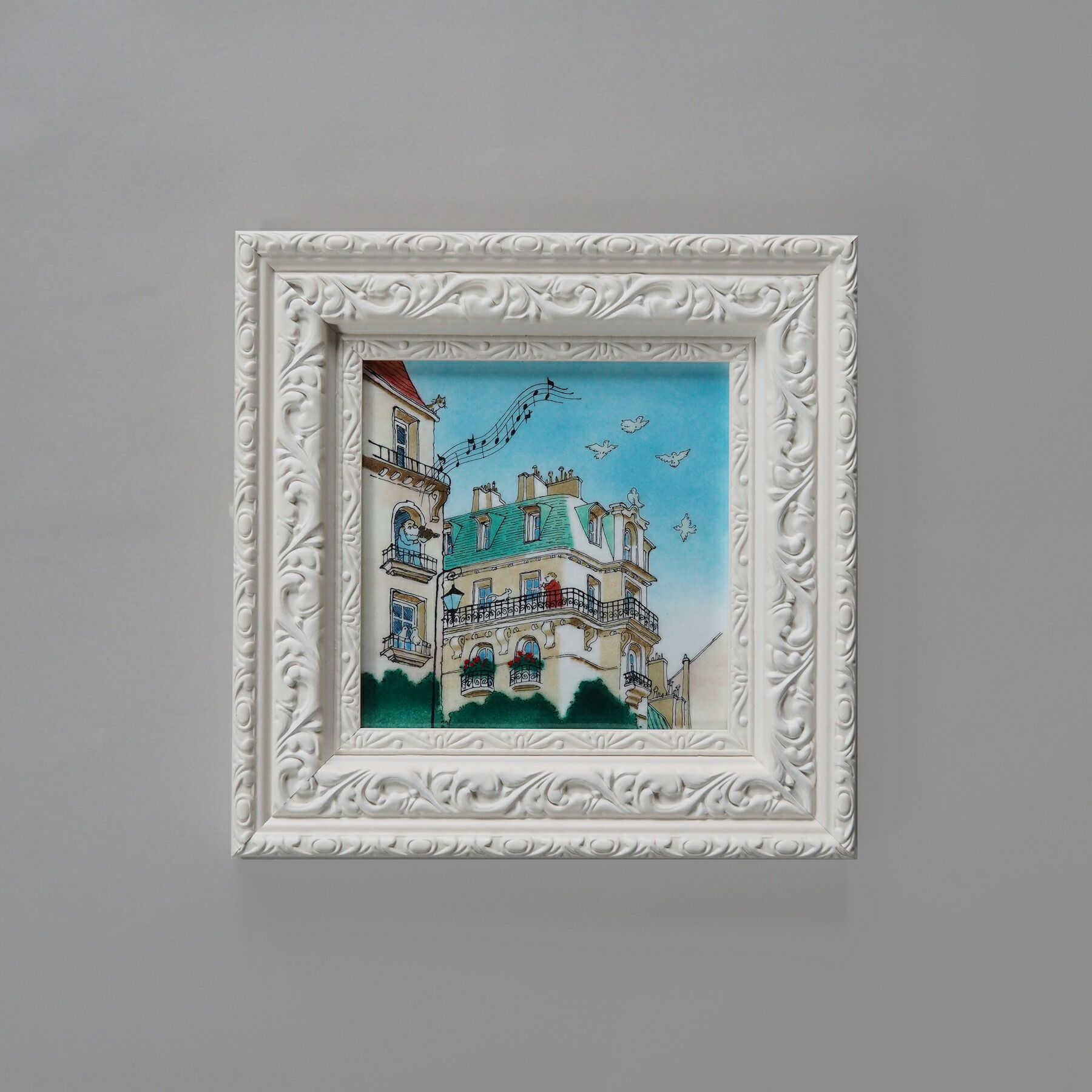 楽天市場】カサブランカ 七宝焼 七宝焼き 七宝絵画 絵 絵画 額