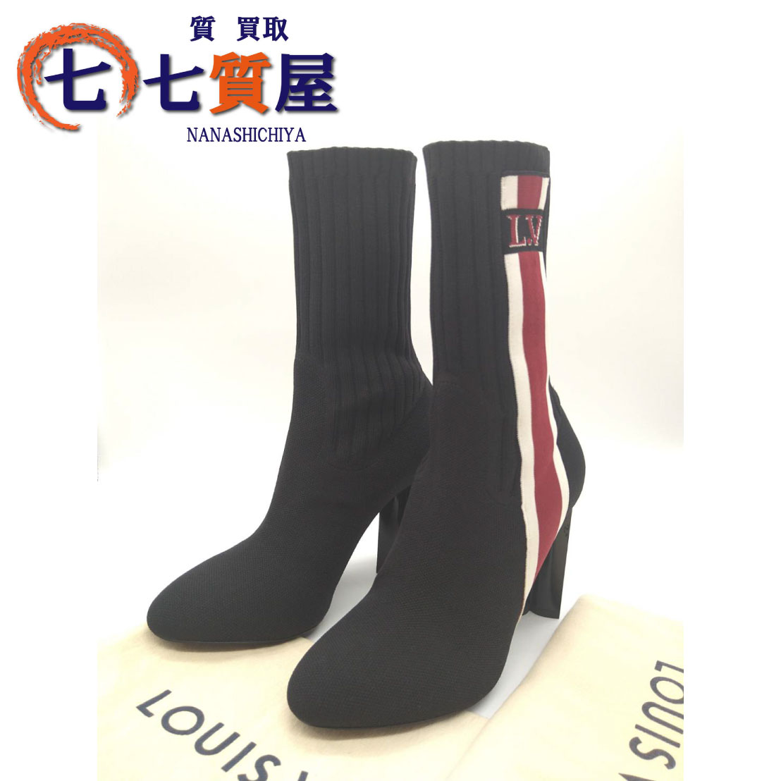 未使用品★LOUIS VUITTON●ハート ストライプ ソックス 未使用品☆LOUIS VUITTON○ハート ストライプ ソックス