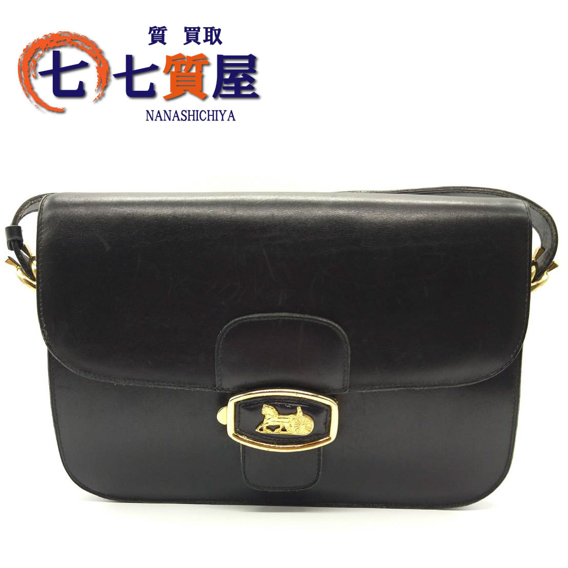 楽天市場】【中古】良品 CELINE セリーヌ ヴィンテージ 馬車金具