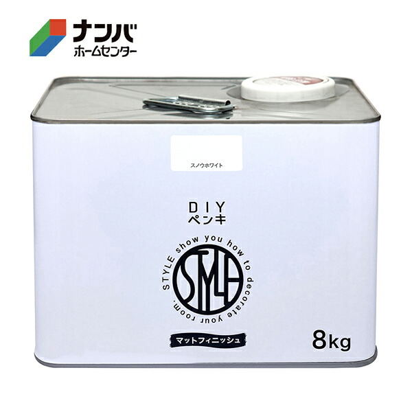 【ニッペ】塗料 ＤＩＹペンキ【８KG スノウホワイト】