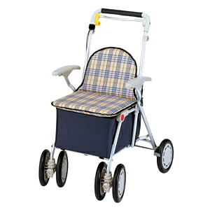 【大型送料適用商品】【象印ベビー】シルバーカー ヘルスバッグS【チェック】|ナンバ 店