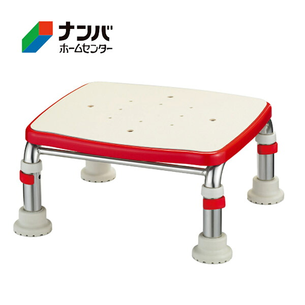 【アロン化成】介護用品 介護 入浴用品 浴槽内いす 安寿 ステンレス製浴槽台R “あしぴた”すべり止めシートタイプ【ミニタイプ レッド】 13,675円