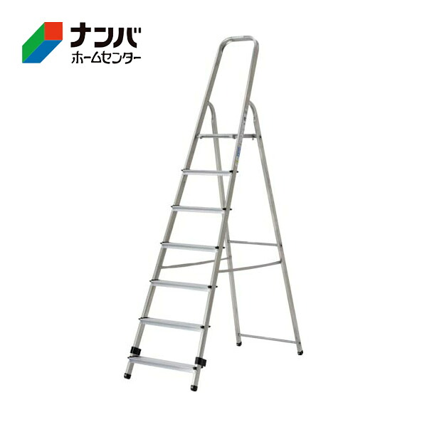 【アルインコ】アルミ手摺付踏み台 140cm 7段 踏台 上わく付専用脚立【メーカー直送 TBF-7】｜ナンバ　店